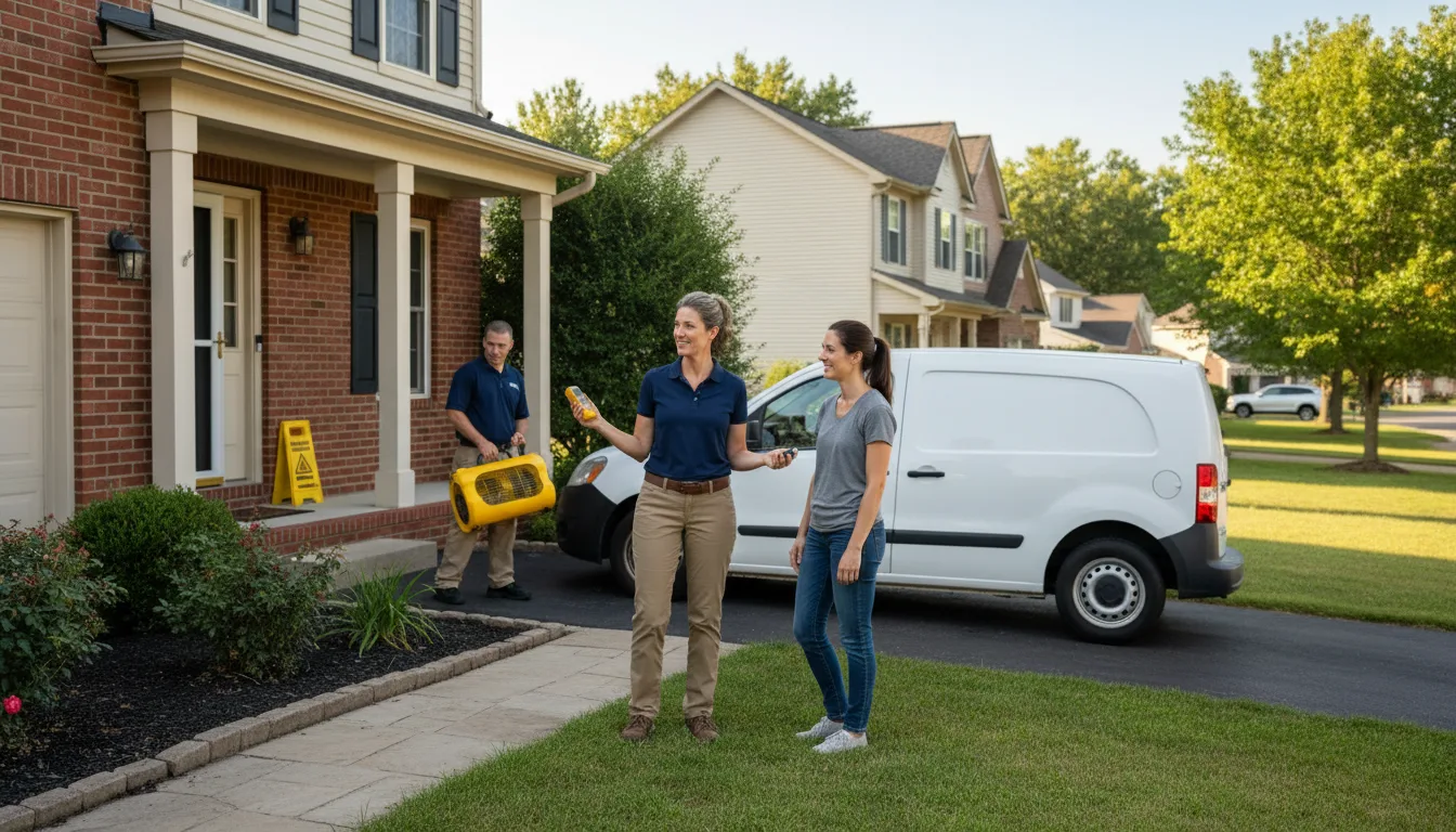 Residential water damage restoration in Atomic City, ID